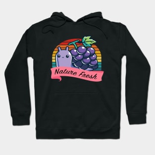 nature fresh grape snail Hoodie